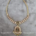 92.5 Silver Gold-Polish Necklace