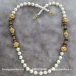 92.5 Silver Gold Polished Bead Chain