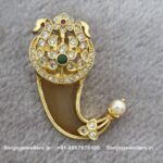 92.5 Silver Gold Polished Pendant