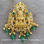 92.5 Silver Gold Polished Pendant