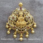 92.5 Silver Gold Polish Pendant