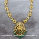 92.5 Silver Gold-Polished Necklace