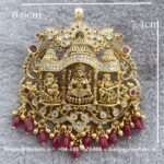 92.5 Silver Gold Polished Pendant