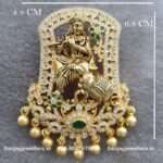 92.5 Silver Gold Polished Pendant