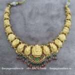 92.5 Silver Gold Polished Necklace