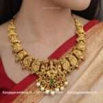 92.5 Silver Gold Polished Necklace