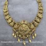 92.5 Silver Gold Polished Necklace