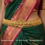 92.5 Pure Silver Gold-Polished Waist Belt