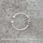 92.5 Silver Nose Pin Pressing/Clip On