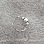92.5 Silver Nose Pin Pressing/Clip On