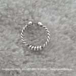 92.5 Silver Nose Pin Pressing/Clip On