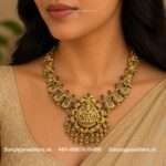 92.5 Silver Gold-Polish Necklace