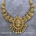 92.5 Silver Gold-Polish Necklace