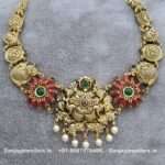 92.5 Silver Gold-Polish Necklace