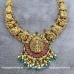 92.5 Silver Gold-Polish Necklace