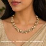 92.5 Silver Gold-Polish Necklace