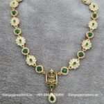 92.5 Silver Gold-Polish Necklace