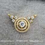 92.5 Silver Gold Polished Pendant