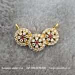 92.5 Silver Gold Polished Pendant