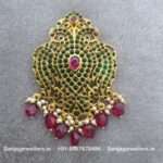 92.5 Silver Gold Polished  Pendant