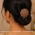 92.5 Silver Gold Polished Jade Bille