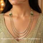 92.5 Silver Gold Polished Necklace