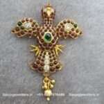 92.5 Silver Gold Polished  Pendant (Copy)