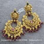 92.5 Silver Gold Polished Earrings