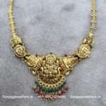92.5 Silver Gold-Polish Necklace
