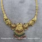 92.5 Silver Gold-Polish Necklace