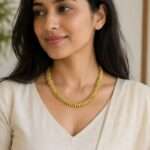 92.5 Silver Gold-Polish Necklace