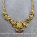 92.5 Silver Gold-Polish Necklace