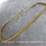 92.5 Pure Silver Gold-Polished Waist Belt