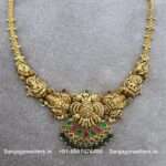 92.5 Silver Gold-Polish Necklace