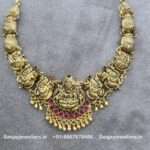 92.5 Silver Gold-Polish Necklace