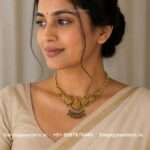 92.5 Silver Gold-Polish Necklace
