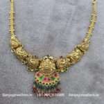 92.5 Silver Gold-Polish Necklace
