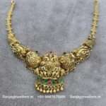 92.5 Silver Gold-Polish Necklace
