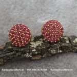 92.5 Silver Gold Polished Stud
