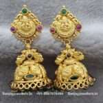 92.5 Silver Gold Polish Earrings