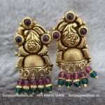 92.5 Silver Gold Polish Stud