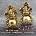 92.5 Silver Gold Polish Stud