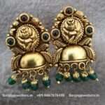 92.5 Silver Gold Polish Stud