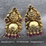 92.5 Silver Gold Polish Stud