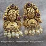 92.5 Silver Gold Polish Stud