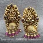 92.5 Silver Gold Polish Stud