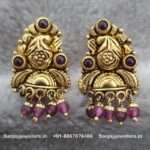 92.5 Silver Gold Polish Stud