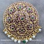 92.5 Silver Gold Polished Pendant