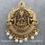 92.5 Silver Gold Polished Pendant