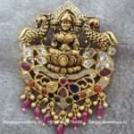 92.5 Silver Gold Polished Pendant